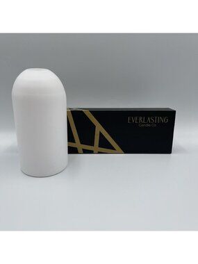Everlasting Candle Wylie Signature Set Gold / Wylie White Glass NEW *NO OIL*
